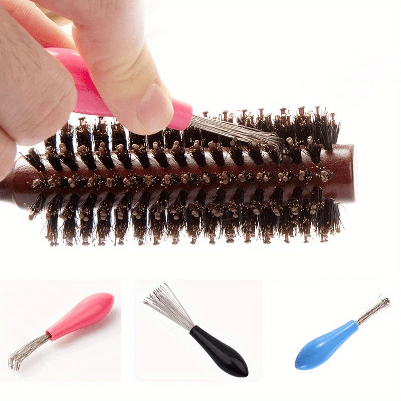 2-Piece Comb Cleaning Brush Set – Hair & Dust Removal Tool Comb Cleaning Brush PLUSH