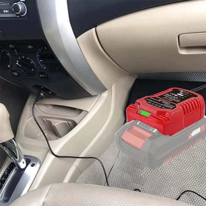 ZWINCKY 2A Car Charger for Einhell 18V Lithium – DC 12V/24V Vehicle Battery Charger PLUSH