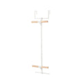 Over Door Hook Rack – No-Drill Iron Coat & Bag Hanger Door Hook Rack PLUSH White