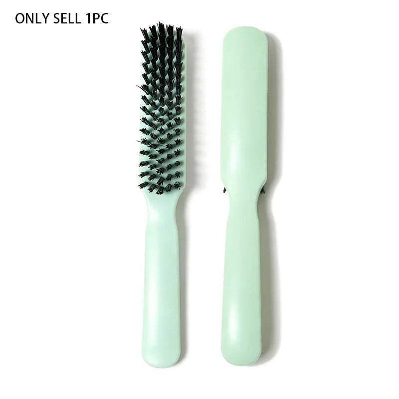 Nylon Detangler Comb – Frizz-Free Silky Hair for Men & Women Hair Detangler Comb PLUSH green