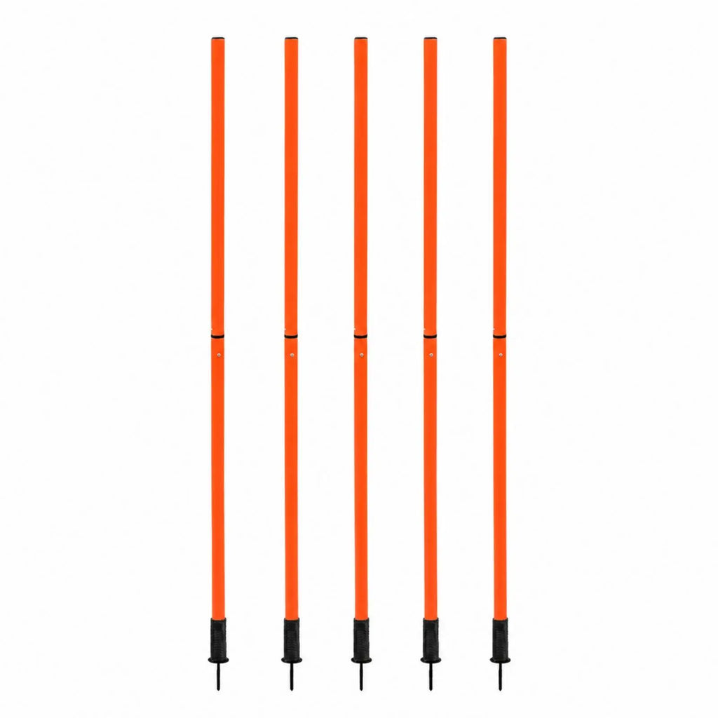 Training Flag Pole 1.5m Quick-Assembly with Connector Joint Sports Training Pole PLUSH