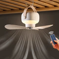 Portable Camping Ceiling Fan 7200mAh Battery & Remote Control Portable Ceiling Fan PLUSH WHITE