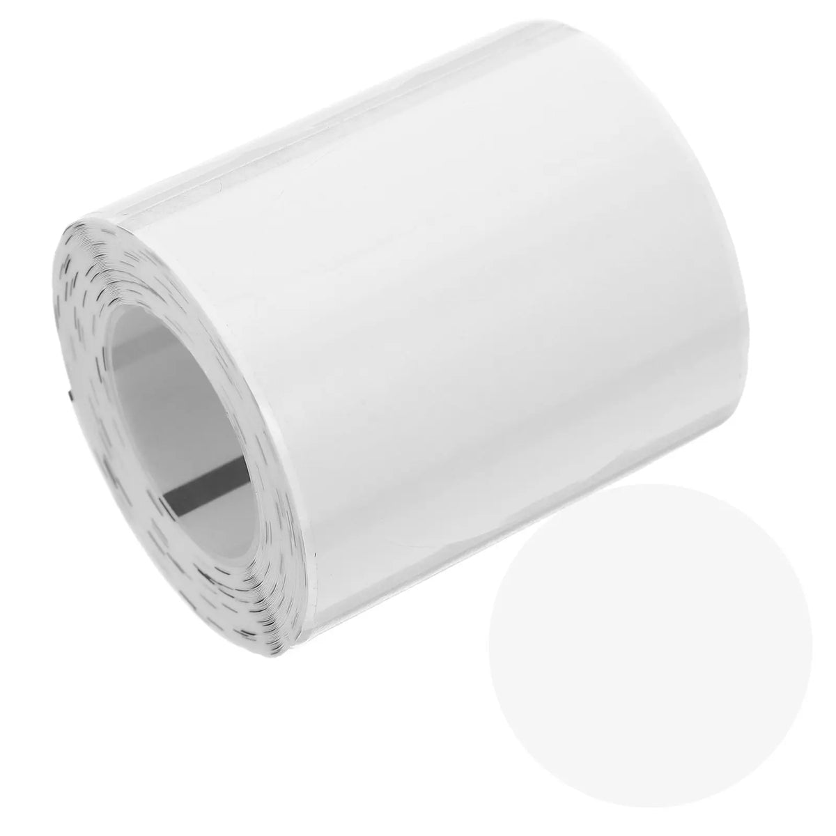 Transparent Round Thermal Labels 50x50mm – 150pcs Roll | DIY Thermal Label Stickers PLUSH