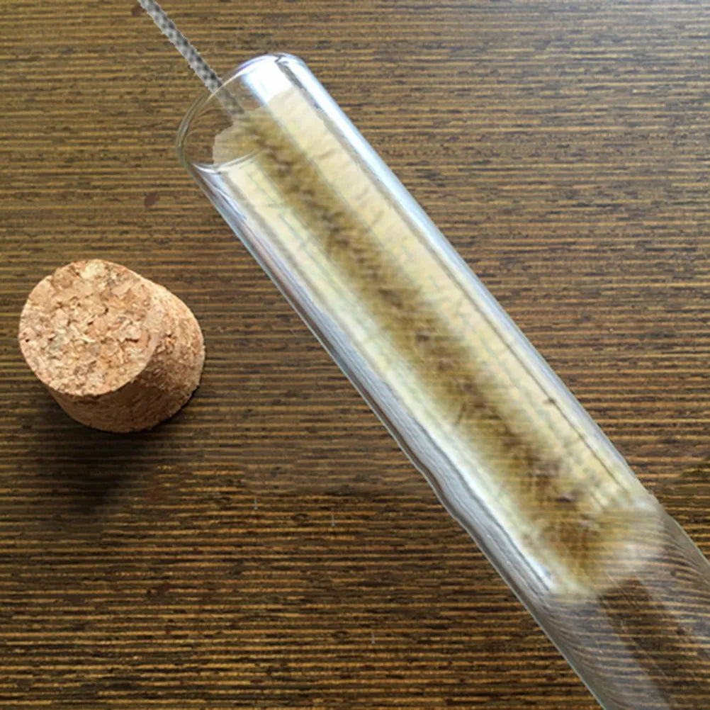 8pcs Glass Test Tubes 20x150mm with Cork Stoppers | Set Glass Test Tubes PLUSH