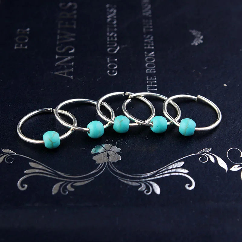 Alloy Shell Dreadlock Beads Hair Cuffs Rings & Clips – 5-10pcs