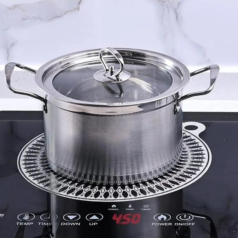 Silicone Induction Cooktop Mat – Scratch Guard Protector Cooktop Protector Mat PLUSH