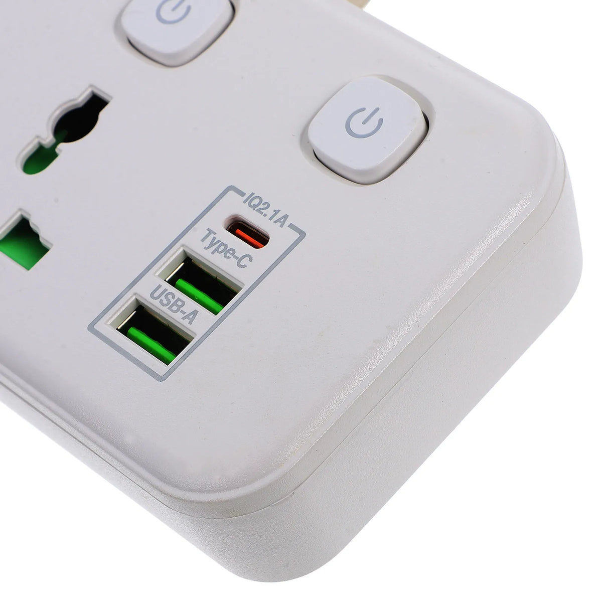 Power Strip USB-C Flat Plug 14 Outlets Travel Charging Station Travel Power Strip PLUSH