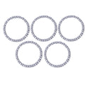 20-Ball Bicycle Headset Caged Bearing Retainer 39mm 5pcs Bicycle Headset Bearing PLUSH Silver