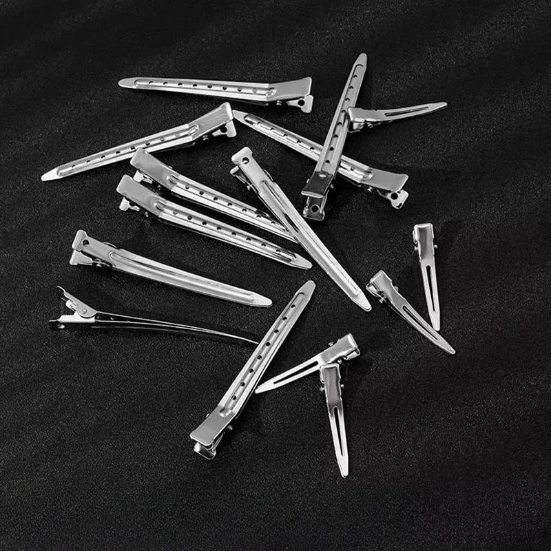 15pcs Metal Hair Sectioning Clips – Salon Styling Clamps Hair Sectioning Clips PLUSH