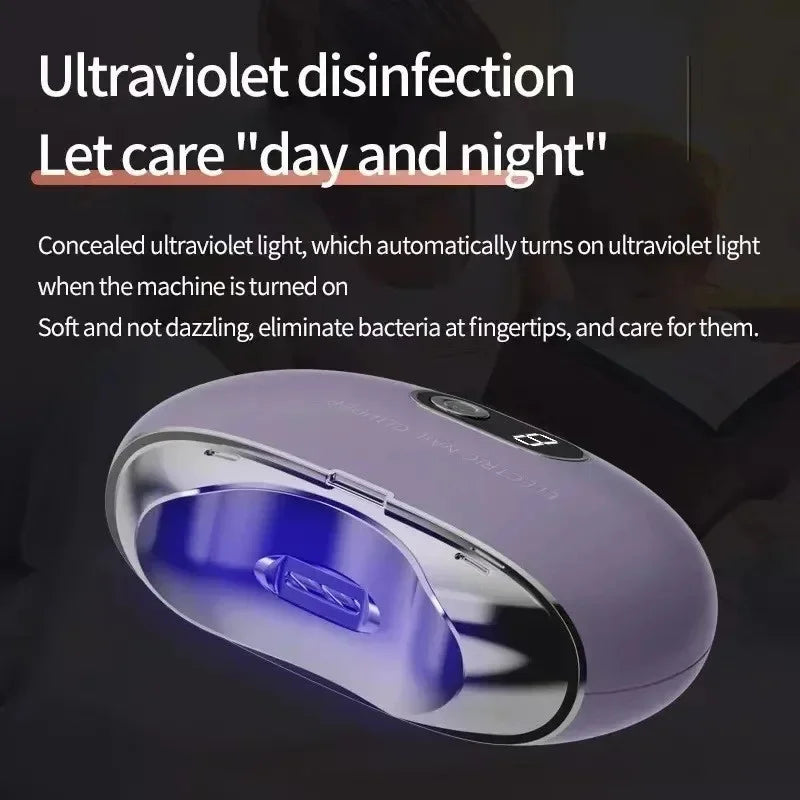 Rechargeable Electric Nail Trimmer for Adults & Kids Electric Nail Trimmer PLUSH