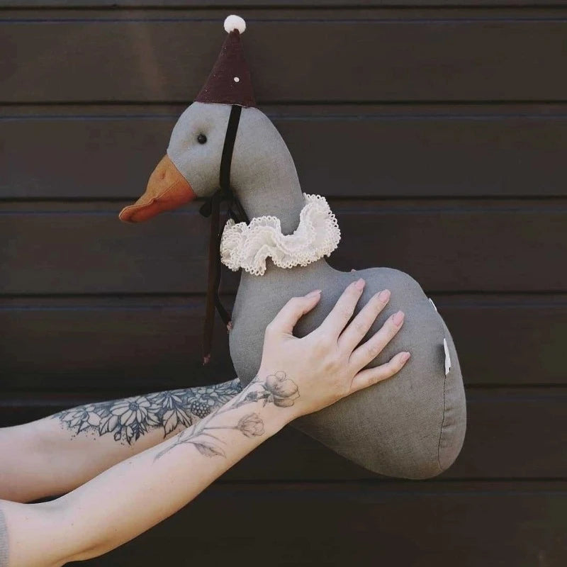 Duck Swan Plush Animal Head Wall Hanging – Kids Room Décor Plush Wall Decoration PLUSH