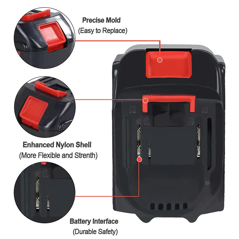 21V Rechargeable Lithium Battery for Cordless Power Tools Power Tool Battery PLUSH