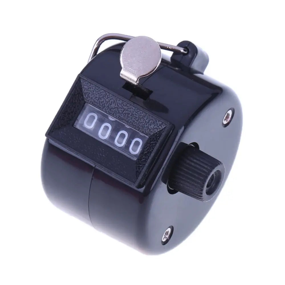 4-Digit Metal Hand Tally Counter – Manual Clicker Counter Manual Tally Counter PLUSH