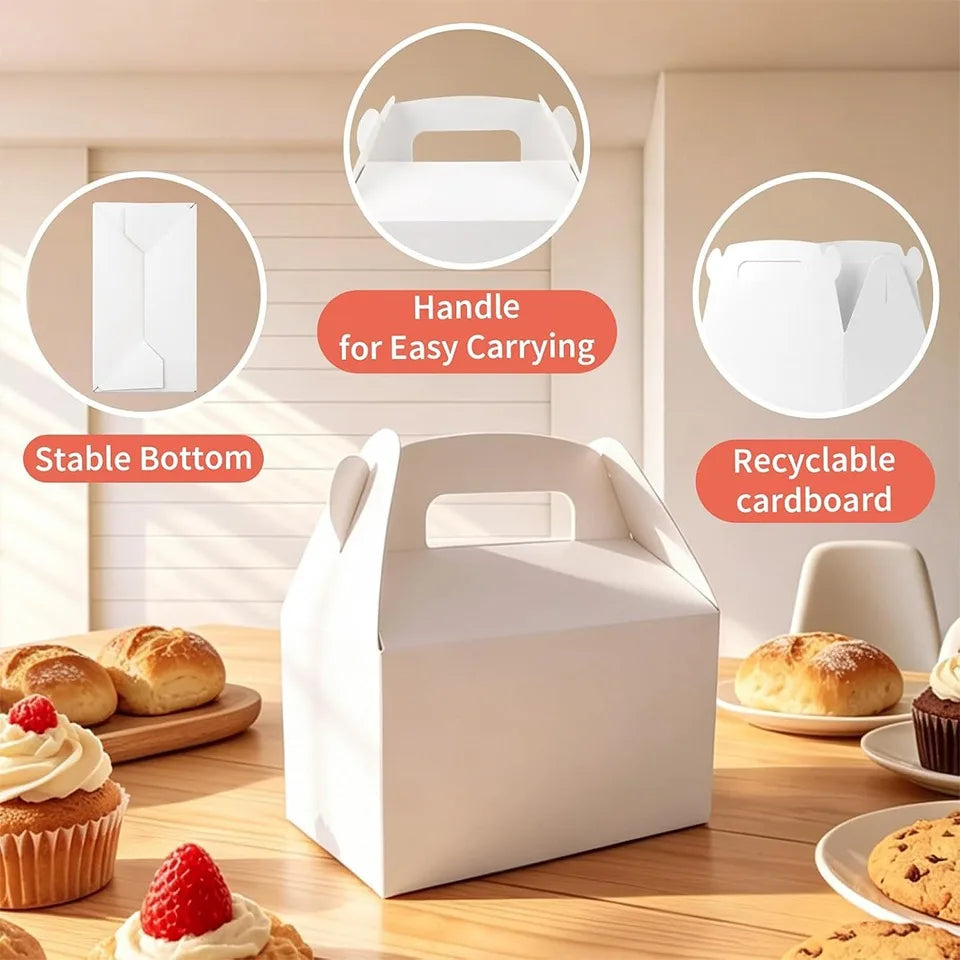Kraft Paper Gift Boxes 10/20pcs – DIY Party & Wedding Packaging Gift Packaging Boxes PLUSH