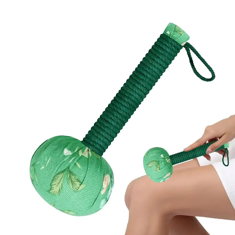 Wormwood Herb Percussion Massage Hammer | Body Massager Percussion Massage Hammer PLUSH 26CM Green