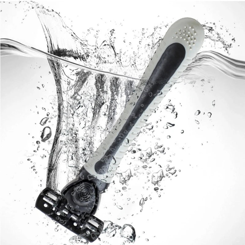 Men's 3-Layer Reusable Razor Set – 1 Handle + 21 Blade Heads Men's Razor Set PLUSH