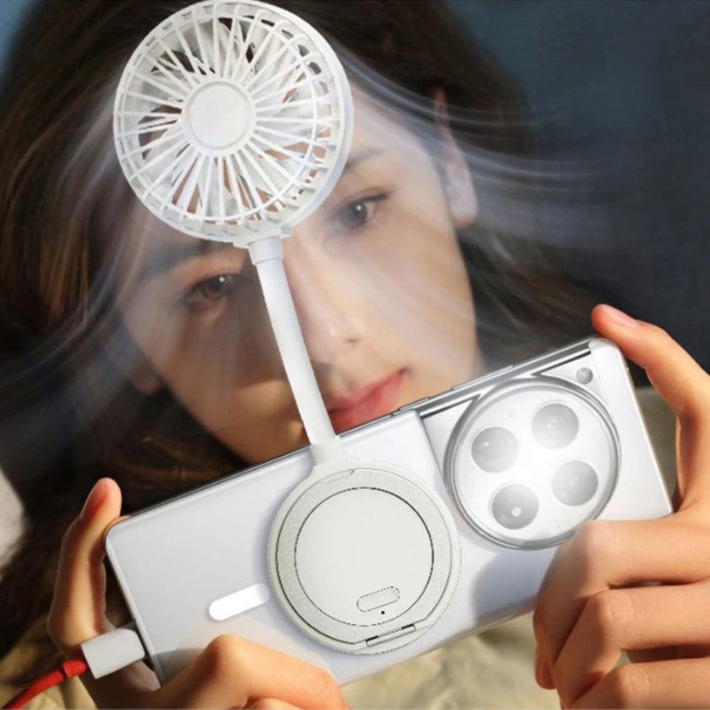 Magnetic Fan for iPhone – MagSafe Compatible Cooling Fan Magnetic Phone Fan PLUSH