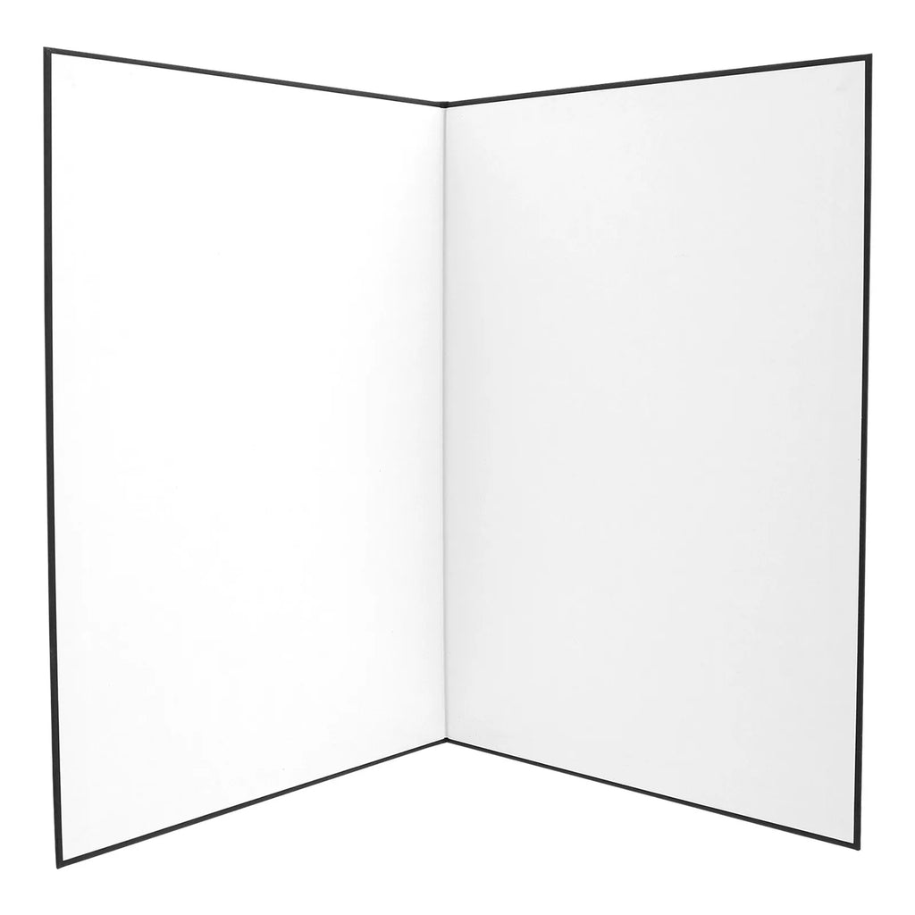A4 Foldable Photography Reflector Board – Black White Silver Photography Reflector Board PLUSH
