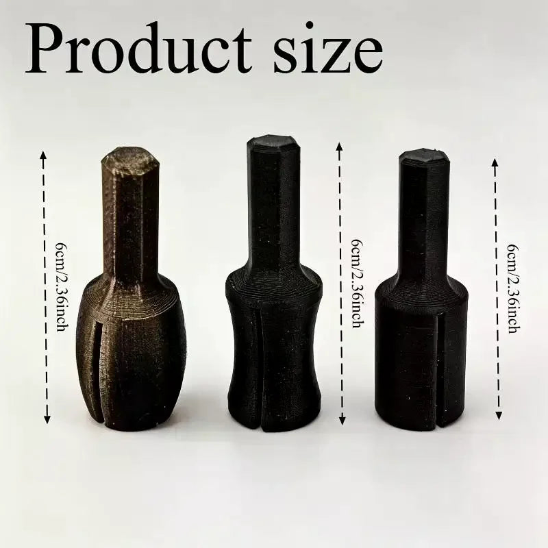 3-Piece Drill Sanding Attachment Set | PLA Grinding Head Drill Sanding Attachment PLUSH