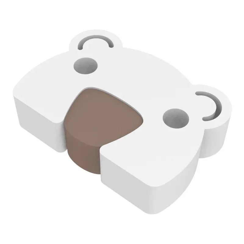 Baby Safety Door Stopper – Cartoon Bear EVA Finger Guard Baby Door Stopper PLUSH