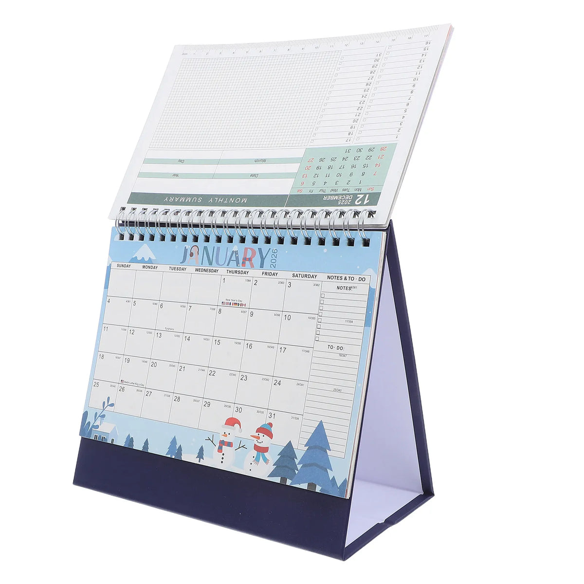 Small Desk Calendar 2026 – Patriotic Flip Monthly Planner Desk Calendar PLUSH Default Title