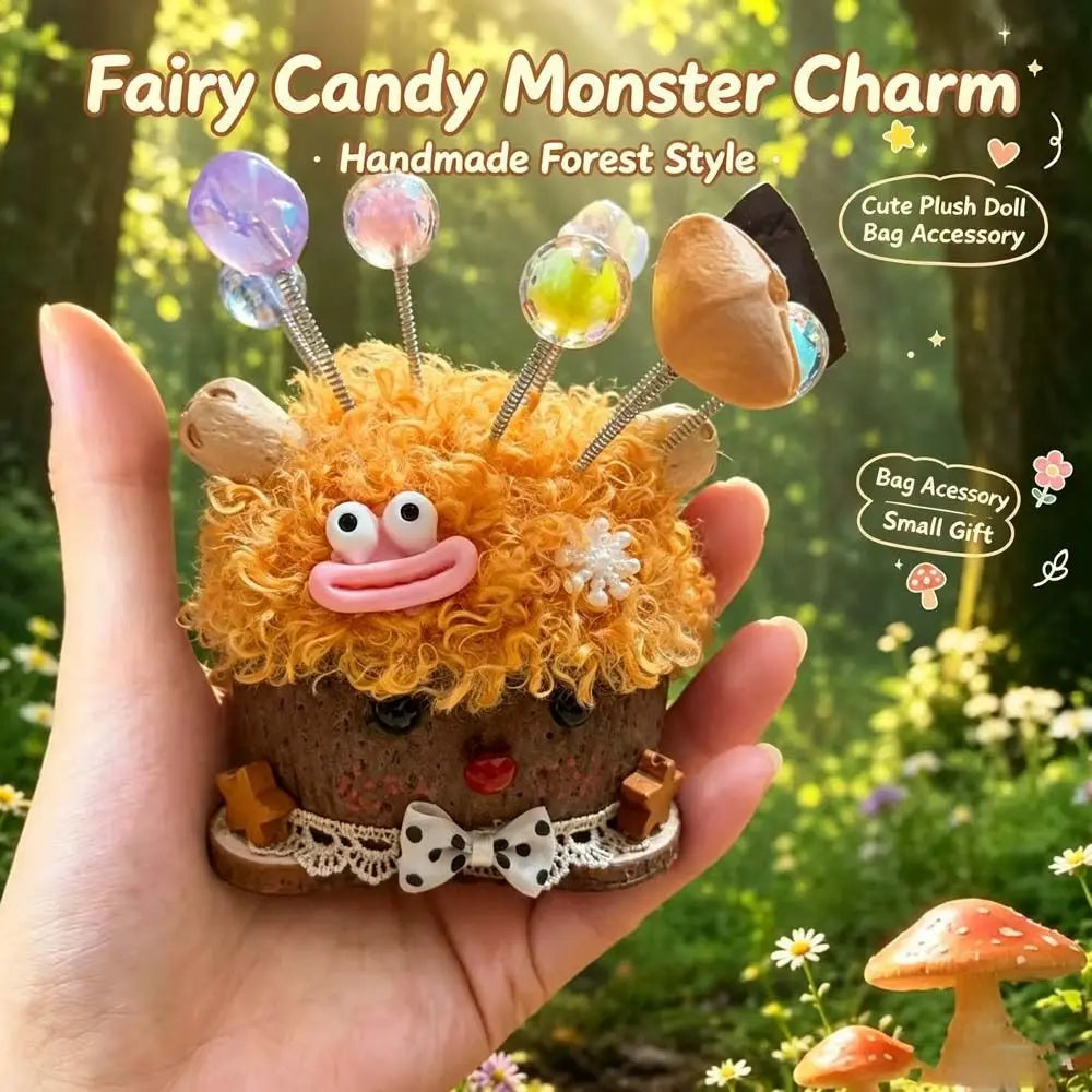 Handmade Fruit Pod Fairy Doll Pendant – Wooden DIY Craft Kit Wooden Doll Pendant PLUSH
