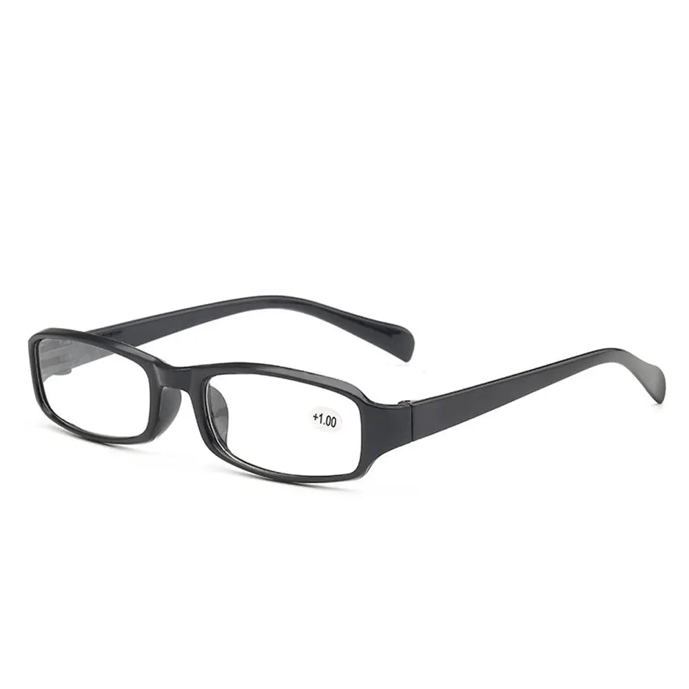 Ultralight Oval Reading Glasses – Anti-Reflective Unisex Reading Glasses PLUSH black 400