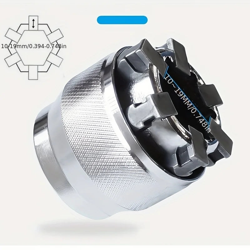 Universal Socket Wrench Adapter 10-19mm – 3/8" Drive Tool Socket Wrench Adapter PLUSH