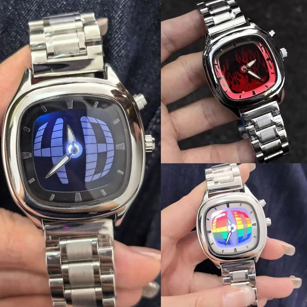 Y2K Retro Unisex Quartz Watch – Analog Digital Streetwear Retro Fashion Watch PLUSH