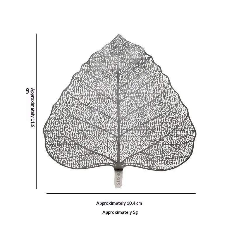 Stainless Steel Bodhi Leaf Tea Strainer & Infuser – Portable Tea Strainer Infuser PLUSH A5
