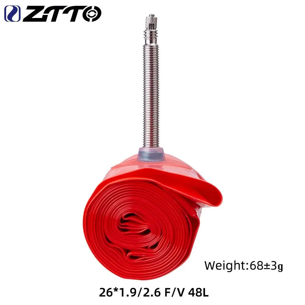 ZTTO TPU Bike Inner Tube French Valve 48/60/80mm Ultralight Bicycle Inner Tube PLUSH NO.7