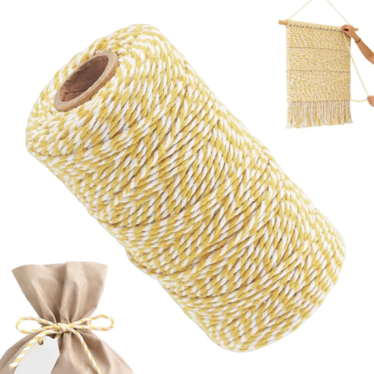Cotton Baker's Twine 2mm Macrame Cord 100m – DIY Crafts Craft Twine Cord PLUSH