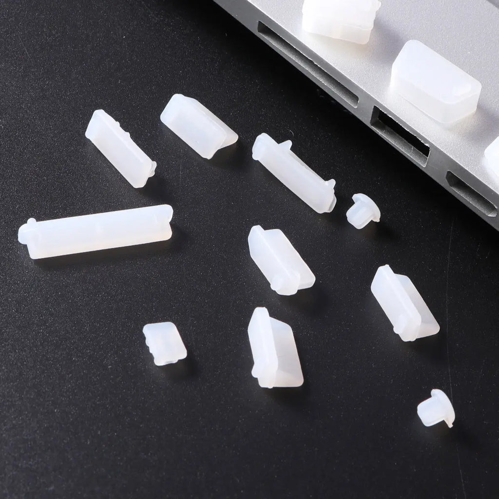 13pcs Silicone USB Port Dust Plugs – Multi-Color Protectors USB Port Dust Plugs PLUSH