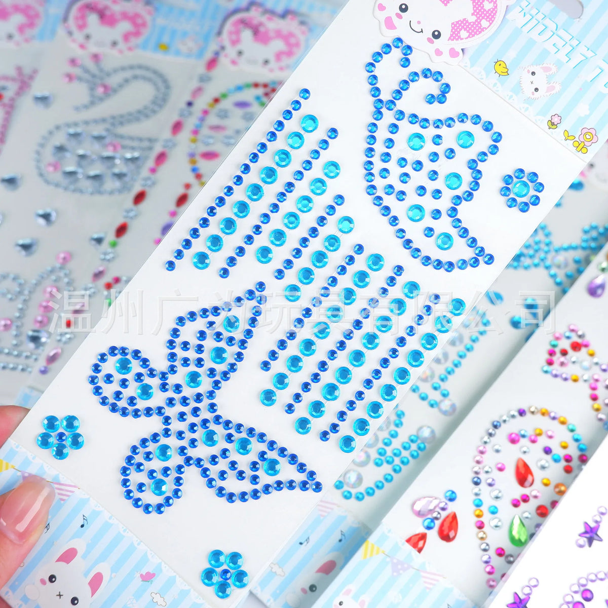 Colorful Rhinestone Gem Stickers – Self-Adhesive Face & Body Bling Gem Body Stickers PLUSH xhd