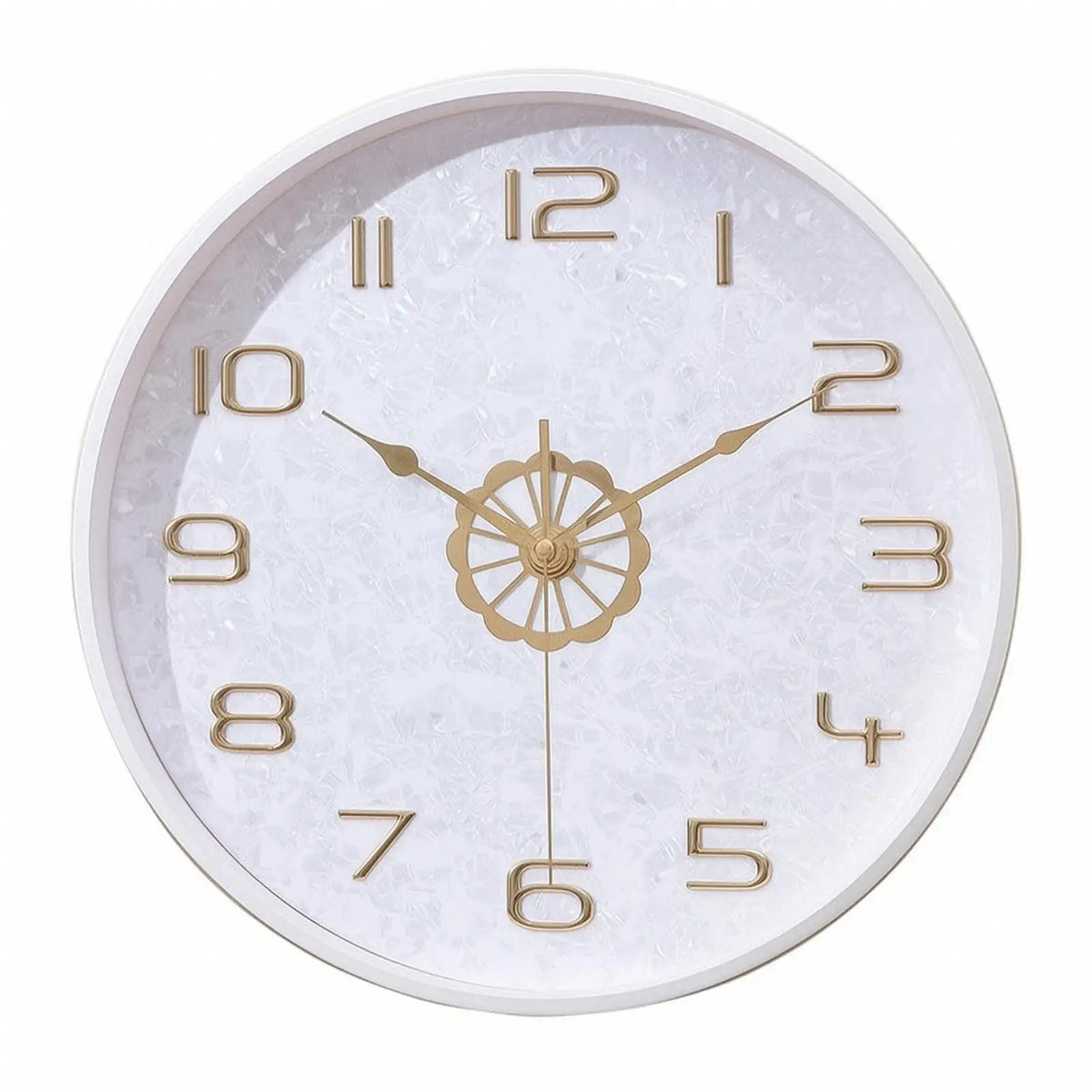 35cm Silent Glow Sound-Activated Analog Wall Clock Wall Clock PLUSH