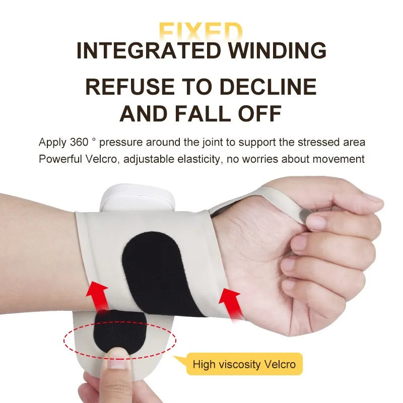 Electric Cordless Wrist Massager – 8 Modes, USB Rechargeable Wrist Massager PLUSH