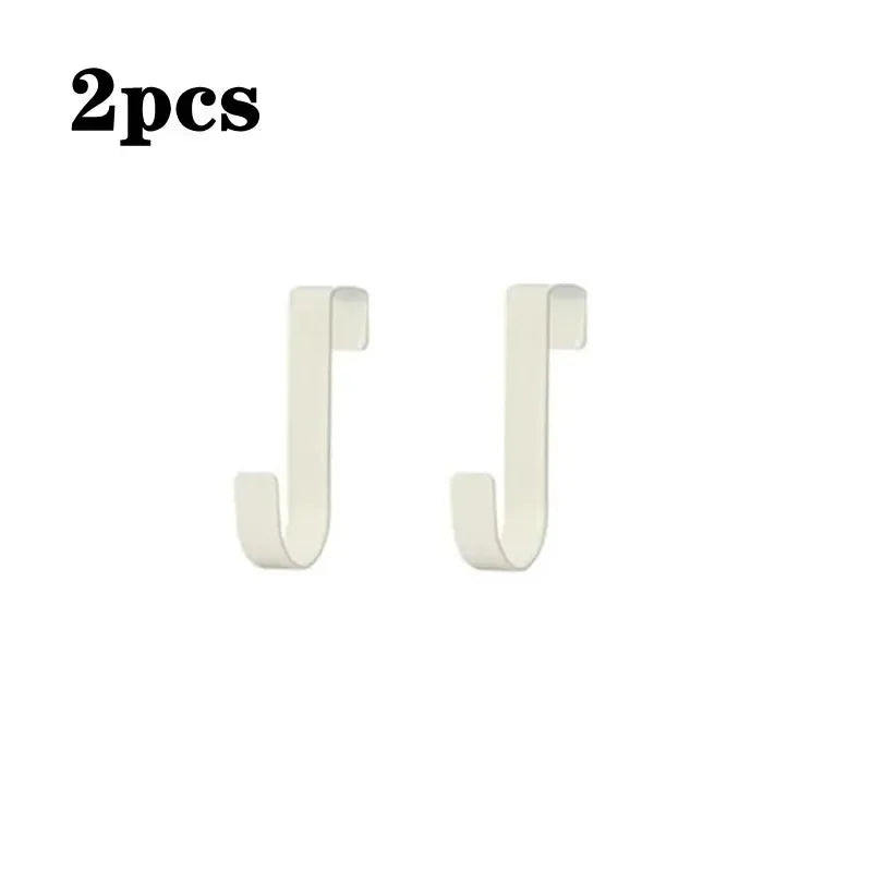 Multi-Purpose 4-Hook Cabinet Door Rack – Kitchen & Bathroom Over-Door Hook Rack PLUSH