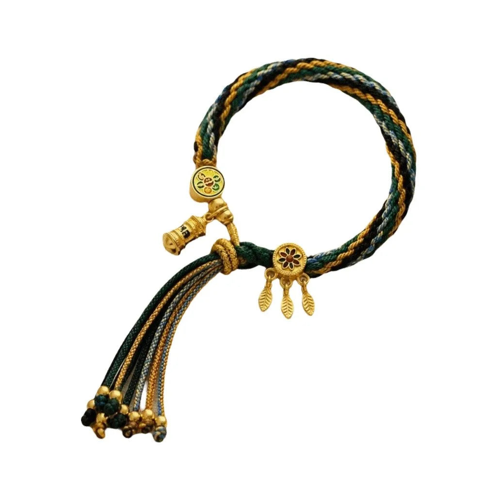Multi-Color Adjustable Rope Bracelet – Vintage Animal Style Fashion Bracelet PLUSH Style 3