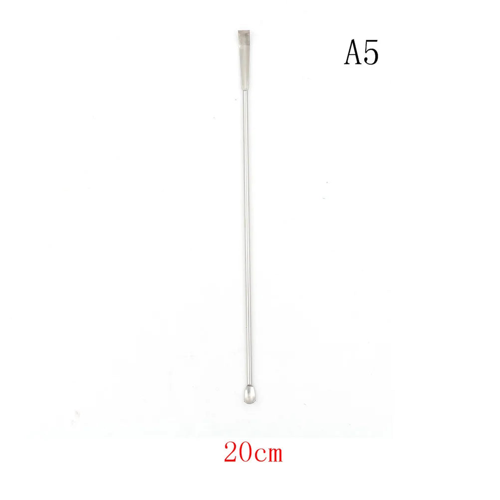 Stainless Steel Micro Spatula – Double-Ended Lab Scoop Spoon Lab Micro Spatula PLUSH 20cm