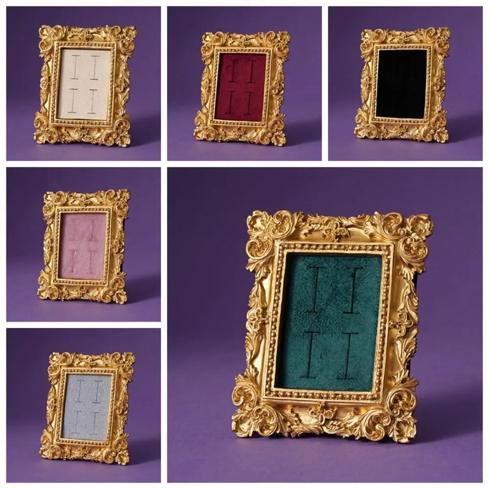 Vintage Resin Ring Display Stand | European Organizer Rack Ring Display Stand PLUSH
