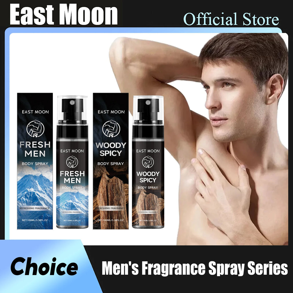 East Moon Sandalwood Men's Deodorant Fragrance Spray 100ml Men's Deodorant Spray PLUSH