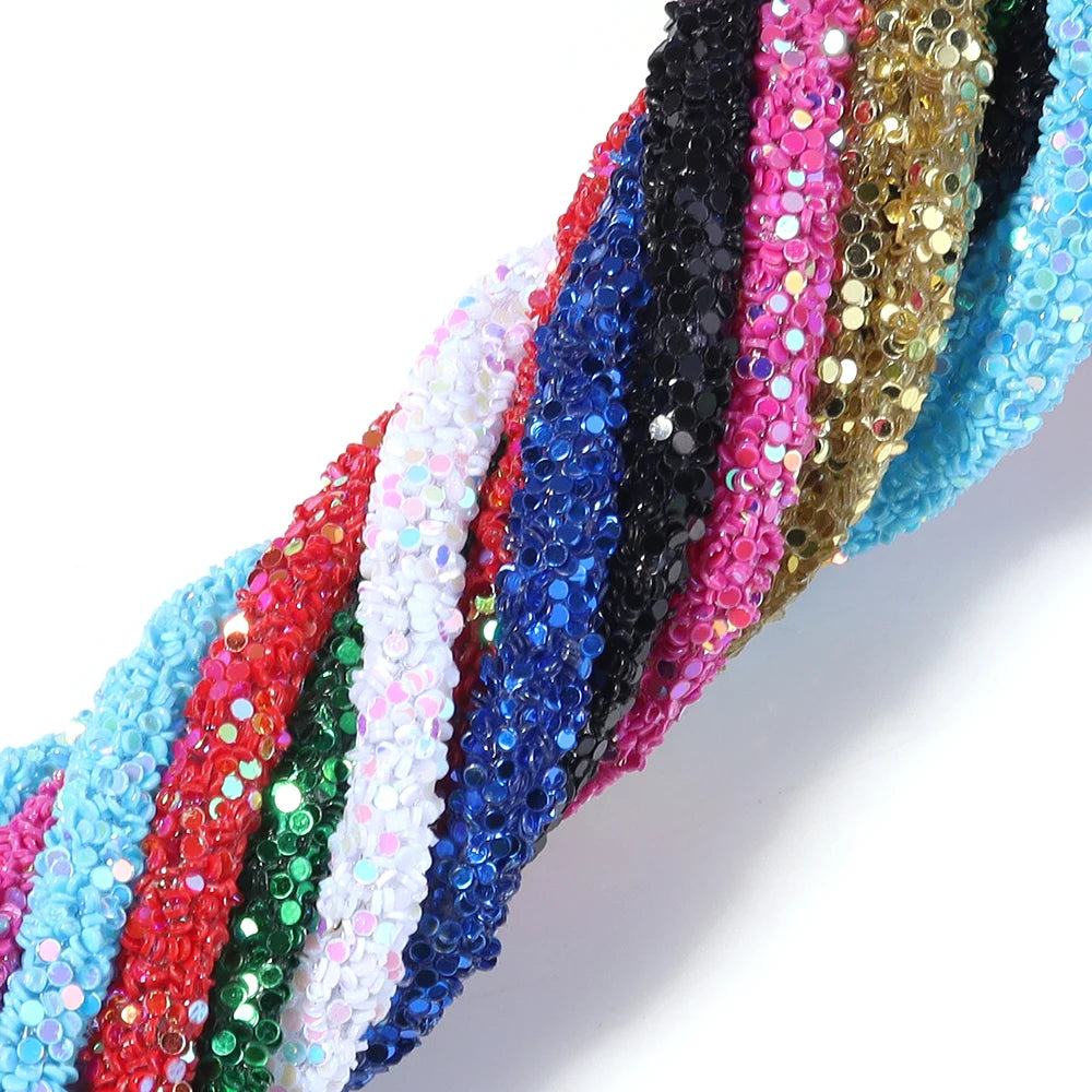 5 Yards 6mm Sequin Rhinestone Cord Chain – DIY Jewelry & Crafts Jewelry Craft Trim PLUSH