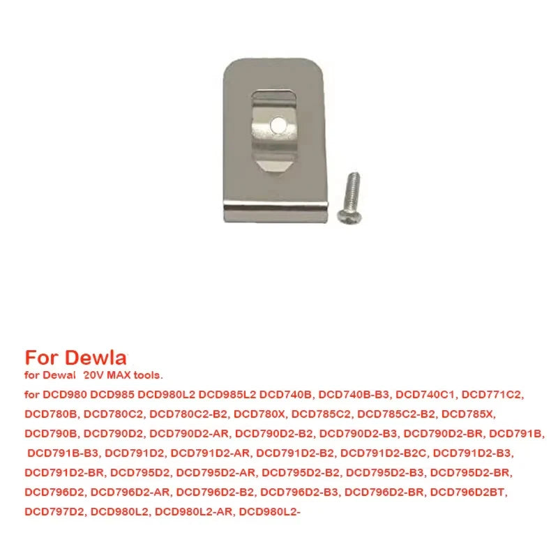 Spring Kit Belt Clip & Bit Holder for DeWalt 20V MAX Tools Power Tool Accessory PLUSH 1pcs waist buckle China Mainland