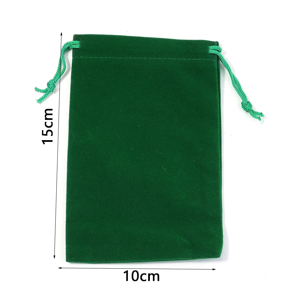 Velvet Drawstring Jewelry Pouches Gift Bags 5-10pcs Velvet Gift Pouches PLUSH GN10X15 5pcs cm