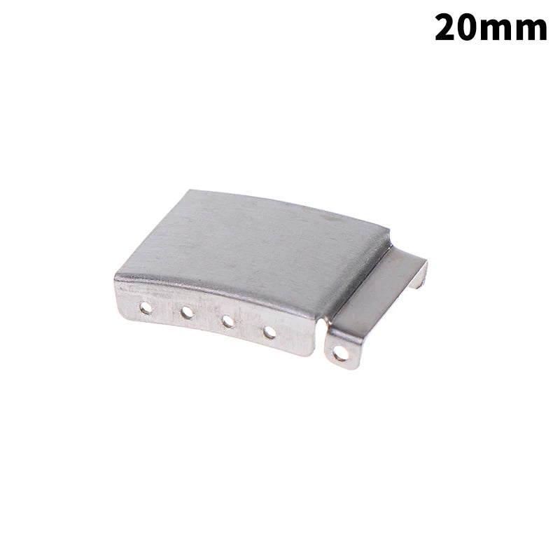 Universal Watch Band Clasp Extender 12–24mm Steel Gold Silver Watch Band Extender PLUSH 20MM Silver