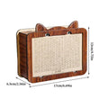 Retro Wooden Piggy Bank Savings Challenge Box with Counter Wooden Savings Box PLUSH 1PC