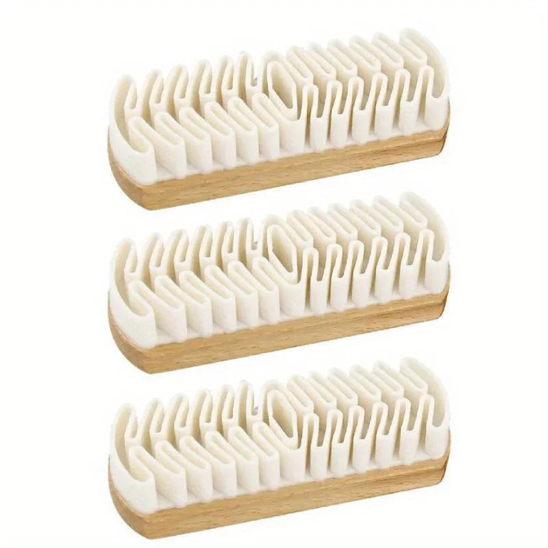 White Rubber Crepe Suede Brush – Shoes, Boots & Bags Cleaner Suede Shoe Brush PLUSH
