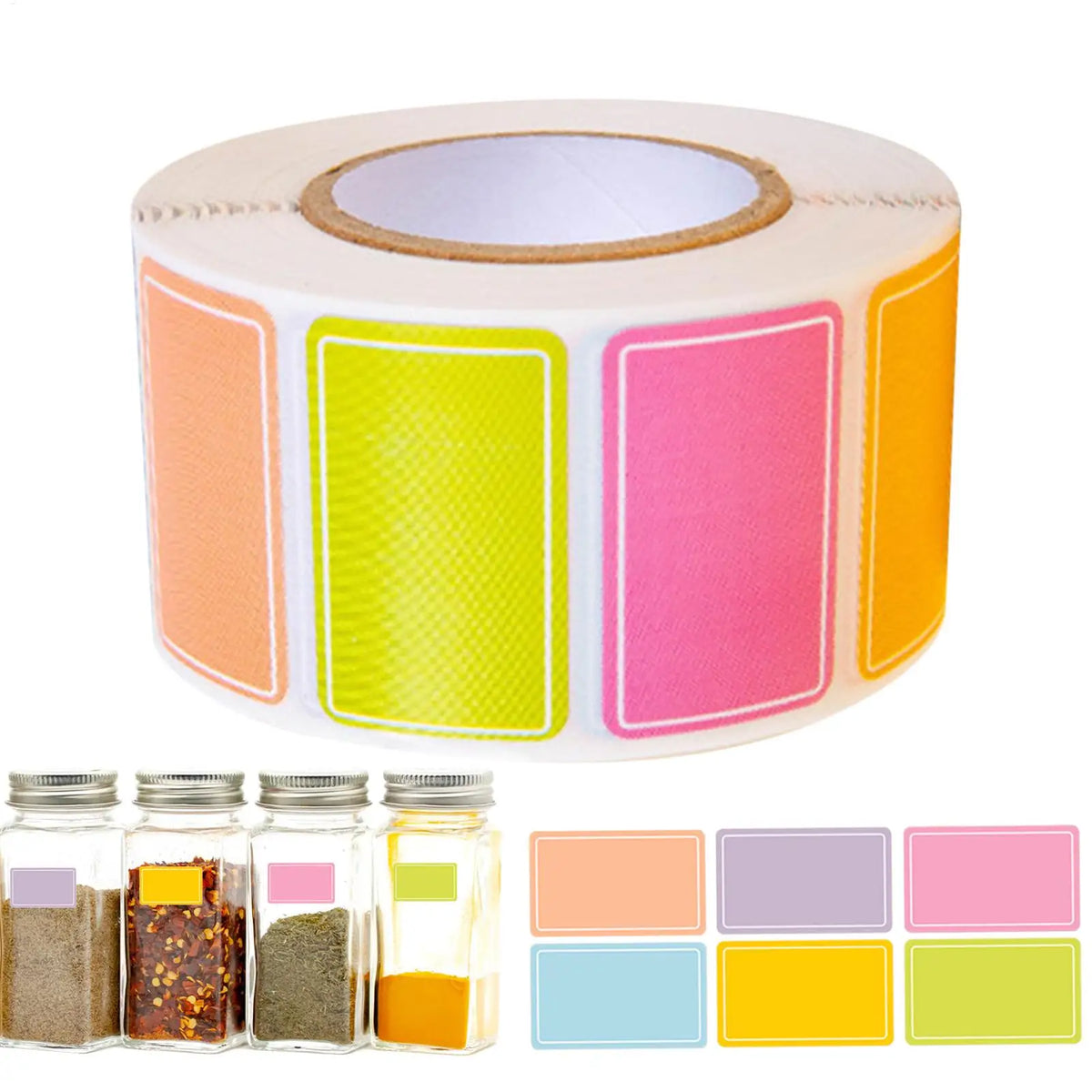 500pcs Waterproof Color-Coded Self-Adhesive Label Stickers Label Stickers PLUSH