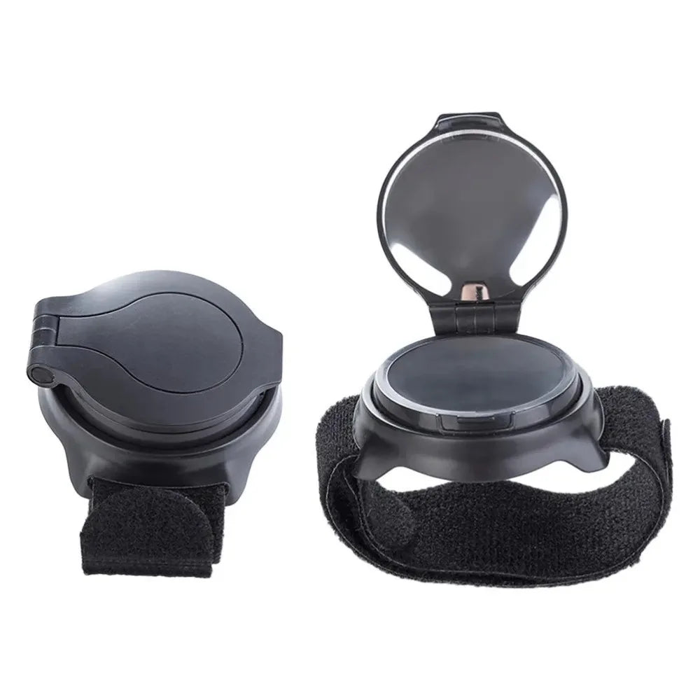 360° Rotatable Wrist Strap Bicycle Rearview Mirror Bicycle Rearview Mirror PLUSH Black
