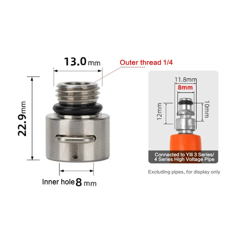 1/4" Pressure Washer Nozzle Adapter Tips for Karcher K Series Pressure Washer Adapter PLUSH A1